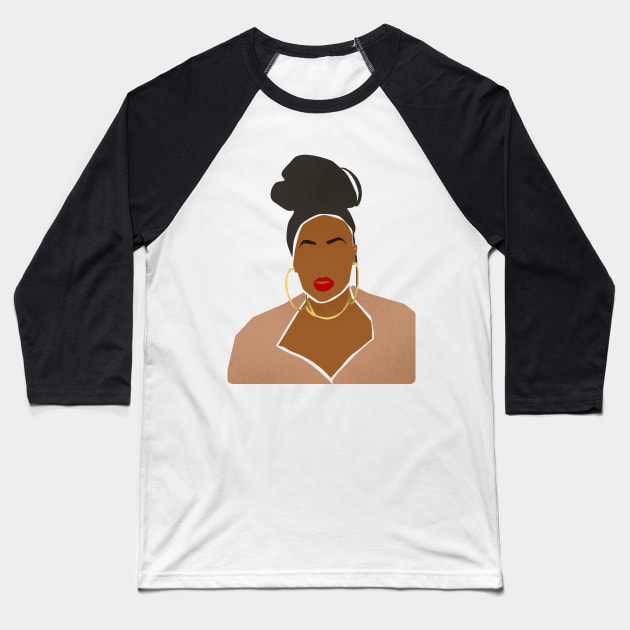 Missy Elliott Baseball T-Shirt by Petras